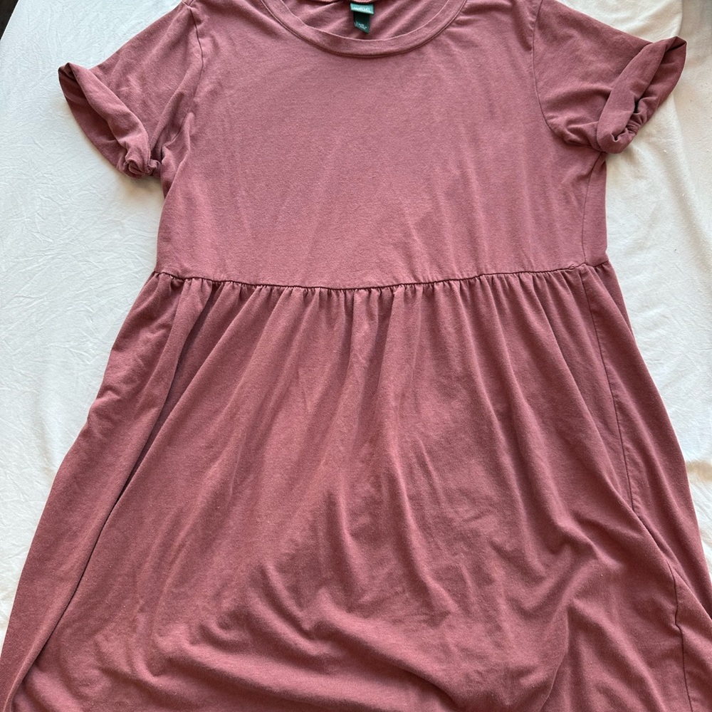 Wild Fable Dusty Pink Casual Kids Dress